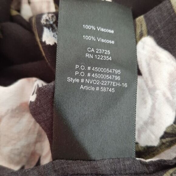 BILLABONG Spaghetti Strap Silky Tank Top B&W Sz M Flawed - Picture 16 of 16